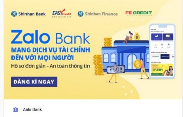 vay tiền zalo bank