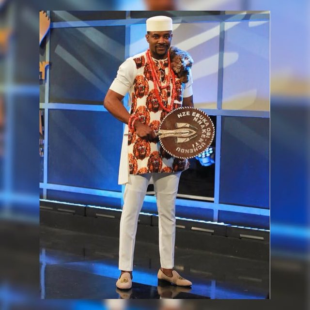 More Groom inspiration from @ebuka 💞💞💞 ✨✨✨✨✨✨✨ Outfit by @ugomonye_official  Shoes by @zubairfootwears  ✨✨✨✨...bo #igboamaka #igbokwenu #igboweddingstv #igbogroom #igboweddingsonline #isiagu #groominspiration #BBNaija.jpeg