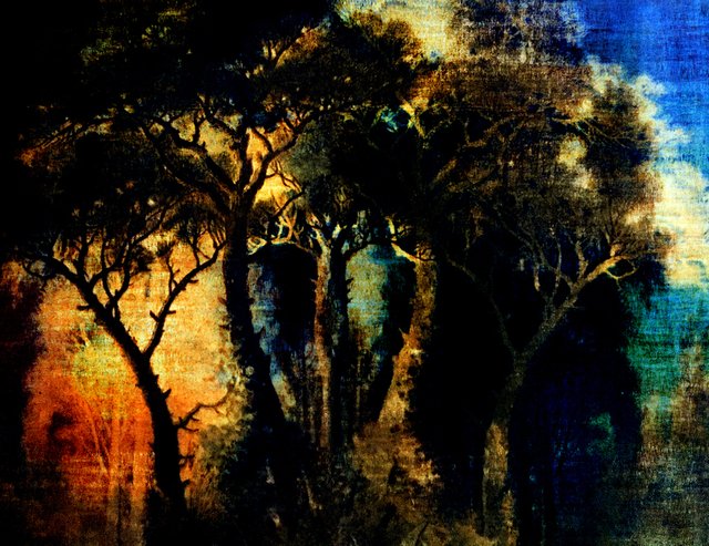 Peter Heckmann Art - Apocalyptic Landscapes - The Seemingly Innocent And Humble Beginnings Of A Forest Fire.jpg