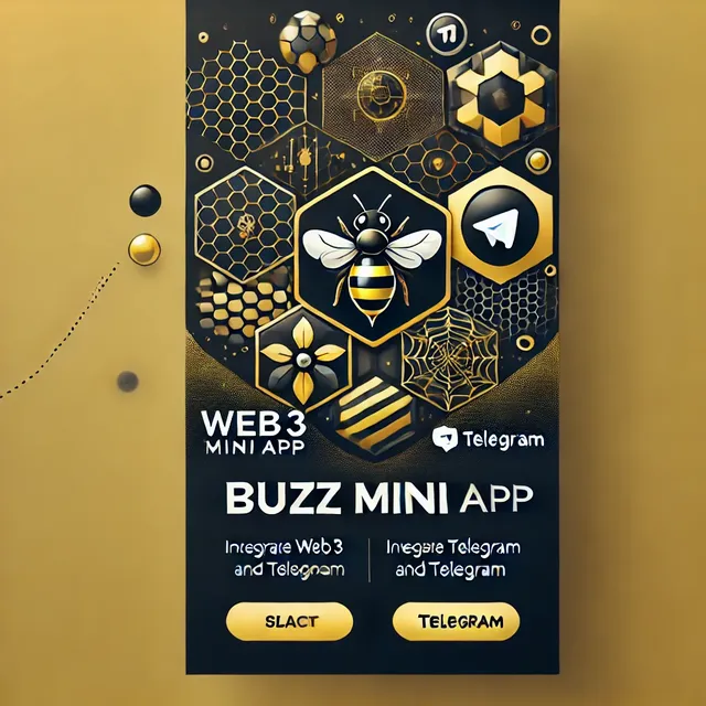 DALL·E 2024-10-01 21.09.47 - A banner design with a fully black background, featuring honeybee-inspired yellow and black color schemes, with hexagonal elements as a major design m.webp