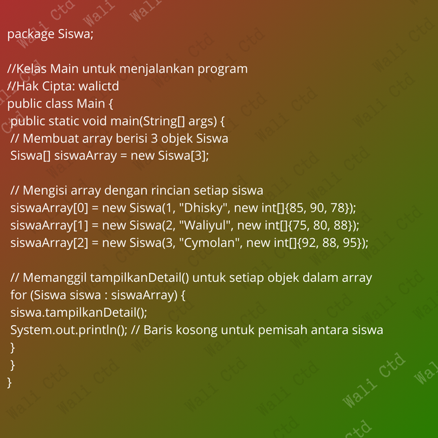 package laptopwalictd; public class Laptop { private String merek; private double harga; Konstruktor untuk menginisialisasi atribut public Laptop(String merek, double harga) { this.merek = merek; (9).png