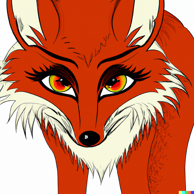 DALL·E 2023-01-07 23.03.24 - A clever fox with red eyes.png