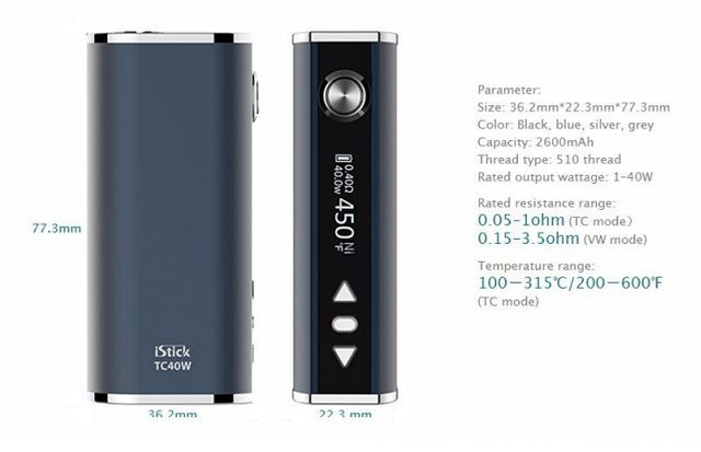 My Vaping Experience With Eleaf Istick TC 40W Mod, Guide And.