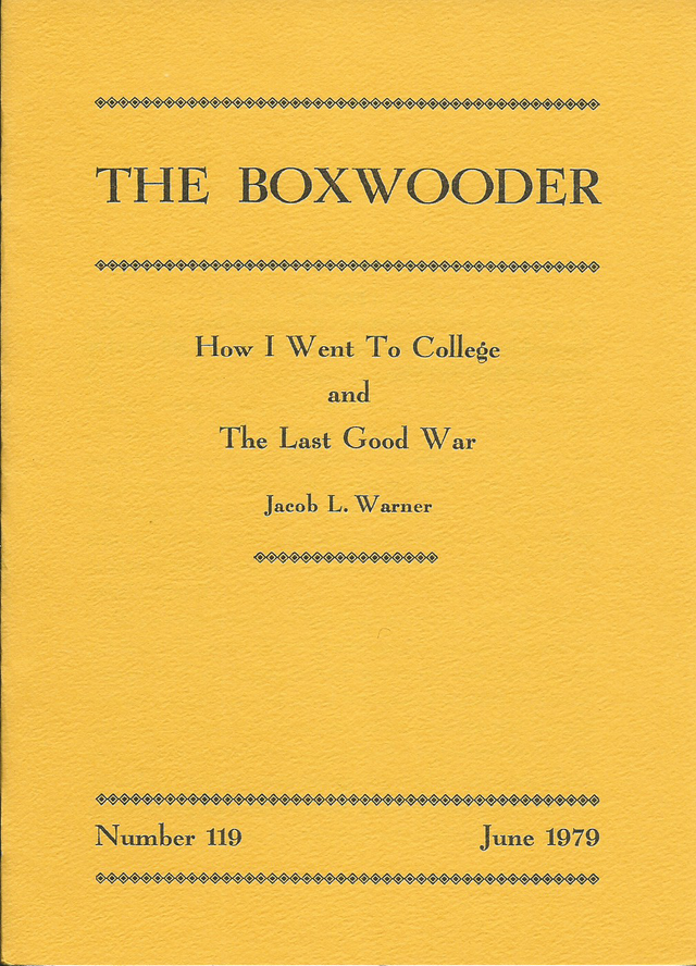 The Boxwooder - Number 119, June 1979 - Front Cover.png