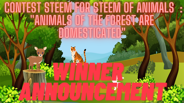 📢 Contest Steem For Steem of Animals 📢  Animals of the forest are domesticated (1).png