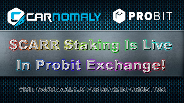CARR Staking is live in probit twitter png.png