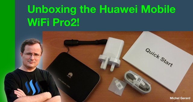 Unboxing the Huawei Mobile WiFi Pro2!