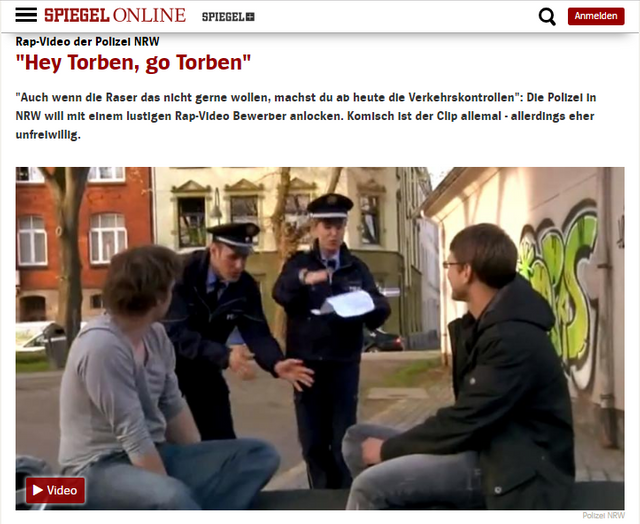 Polizei NRW Rap Video