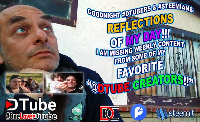 Reflections of My Day - I had a Productive Day despite the Clouds in the Sky - I am Missing Some of My Favorite Consistant @dtube Content Creators.jpg