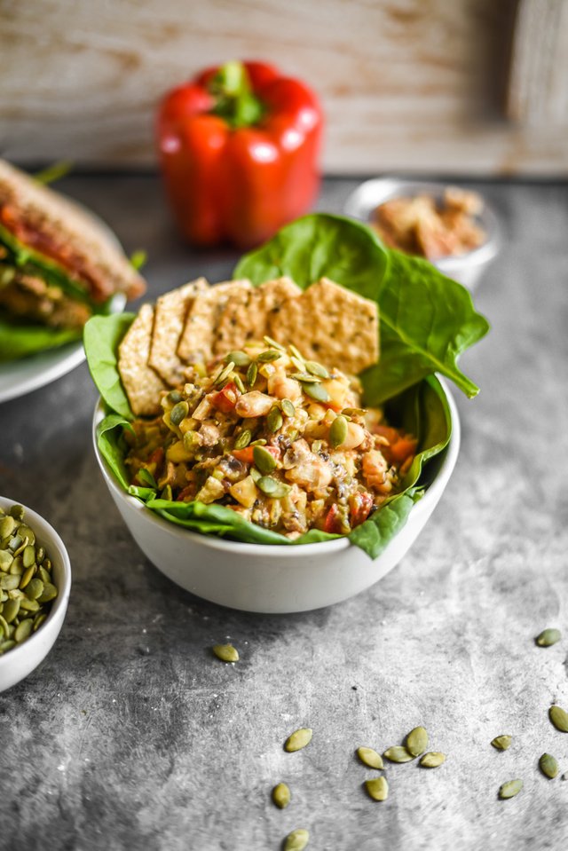Crunchy Pinto Bean Salad Sandwich (Vegan+GF) Easy-2.jpg