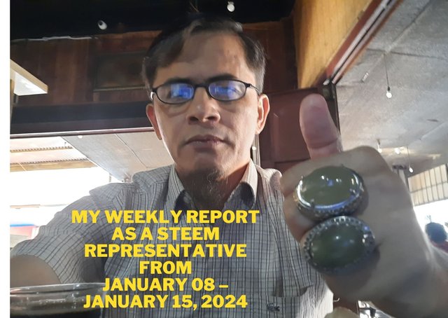 My Weekly Report as a Steem Representative from January 08, 2023 – January 15, 2024.jpg