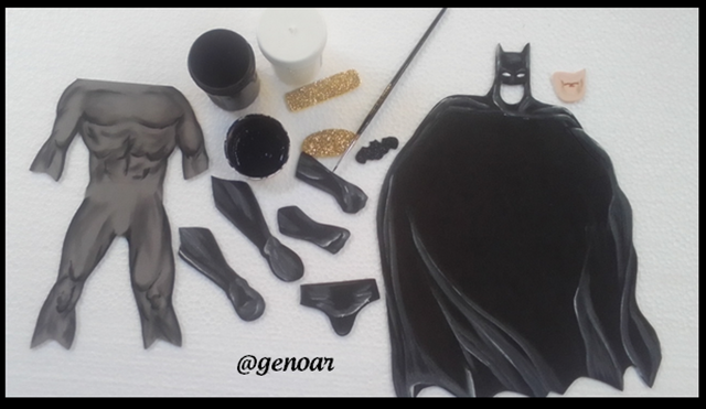 Martes de Arte en Recreative Steem | ✏✏ 15 ✏✏ ¿Cómo elaborar un motivo en foami  de Batman, El Hombre Murciélago? - Modelo II | por @genoar — Steemit