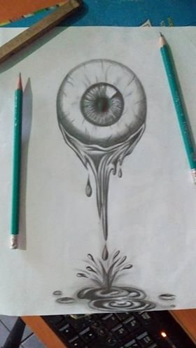 Arte: Ojo Llorando / ¡Realización Paso a Paso! — Steemit