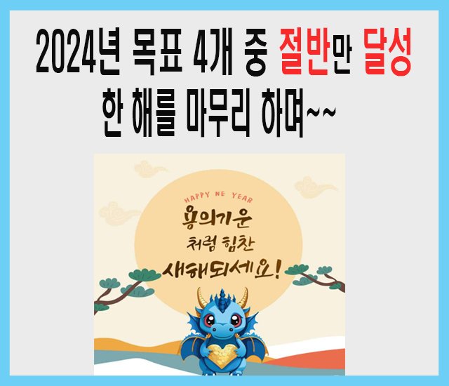 2024년 목표 4개 중 절반만 달성 및 한 해를 마무리하며.jpg