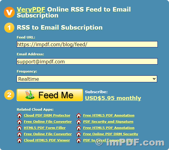 imPDF Free Online RSS Feed to Email Subscription.png