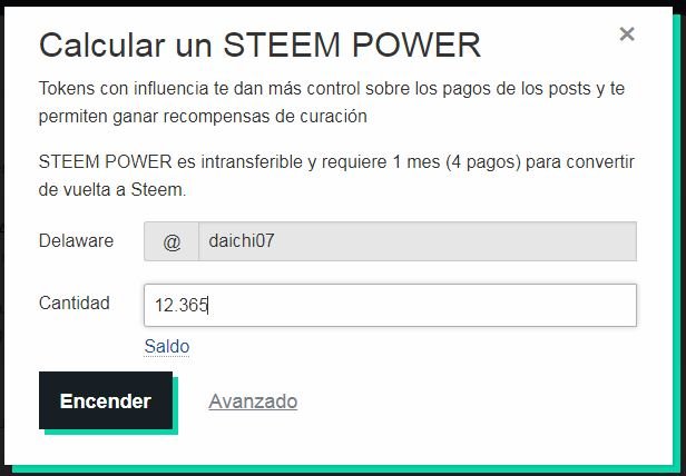 encendiendo 12.365 steem.JPG