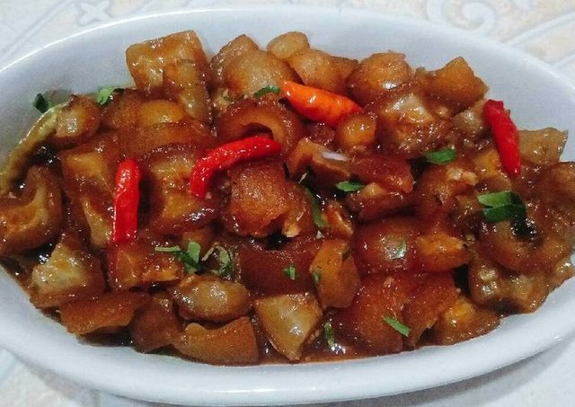 Oseng Kikil Sweet Spicy Cooking Recipes Steemit