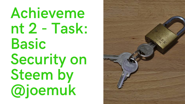 Achievement 2 - Task Basic Security on Steem by.png