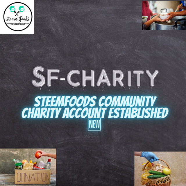 SteemFoods Community Charity Account Established.png