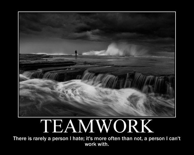 There is a rarely a person I hate; it's more often than not, a person I can't work with.jpg