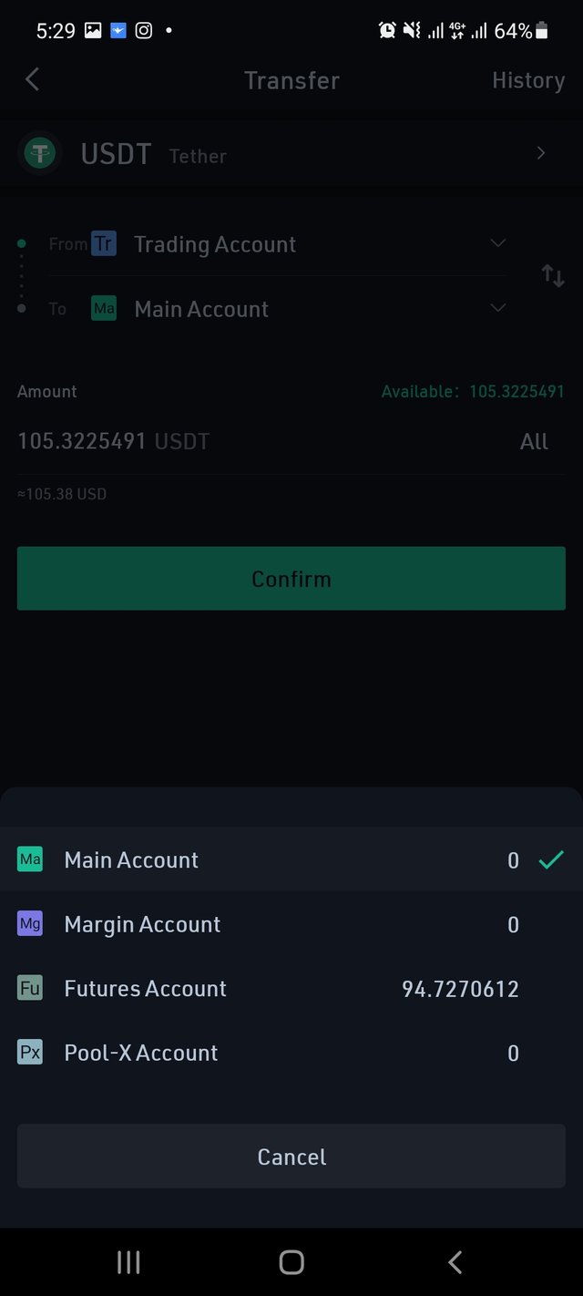 kucoin transfer not confirming