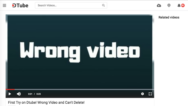 How to Delete a Dtube Video!
