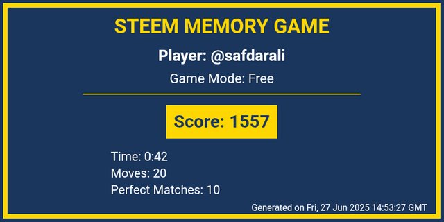 Game Result