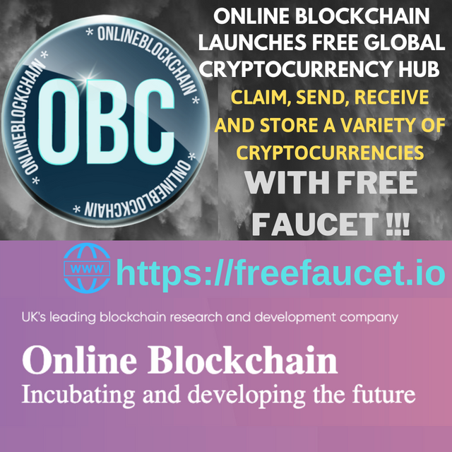 Online Blockchain (LSE_OBC) launches global free cryptocurrency hub- claim, send, receive and store a variety of cryptocurrencies with FreeFaucet (4).png