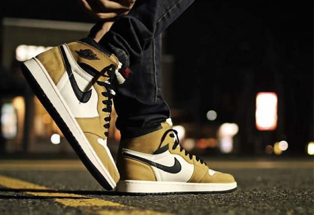 retro 1 rookie of the year on feet
