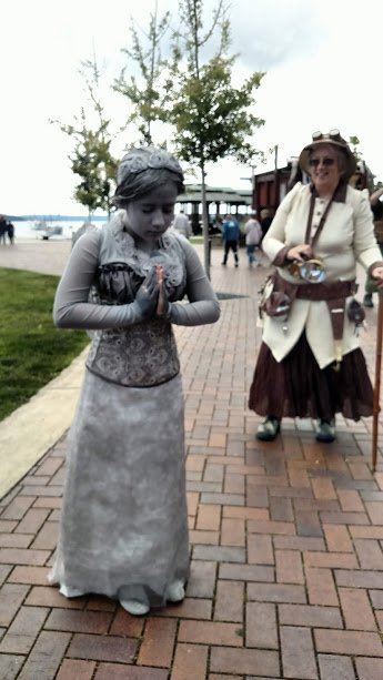 steampunk art girl statue port townsend steampunk festival.jpg
