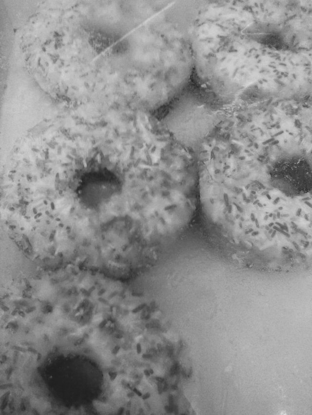 Food Photography, B&W Donuts 5 Snow Covered Pack At Work June 2nd 2017.jpg