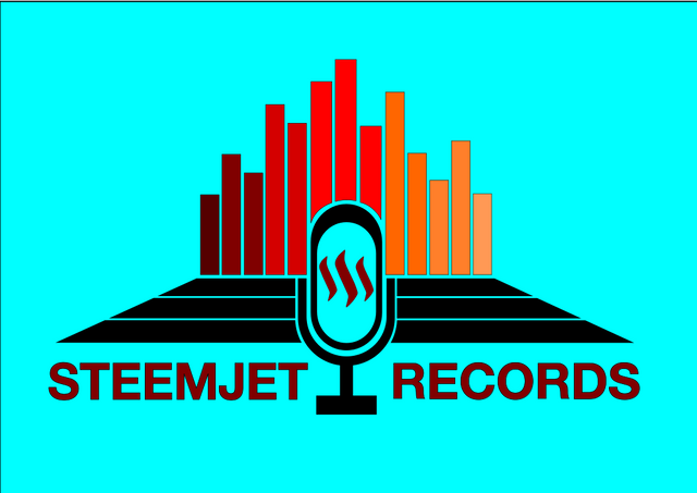 Steemjet records logo green bckg.png