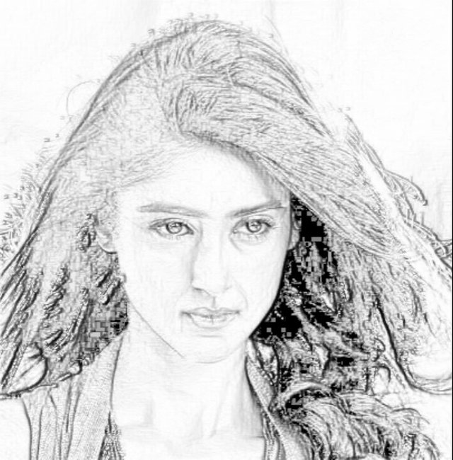 Very nice girl Beautiful looks sketch Art picture — Steemit