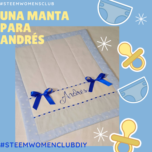 Amarillo Azul Ilustrado Pañales Chupete Nombrar Bebé Ceremonia invitación.png