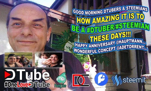 How Amazing it is to be a #dtuber #steemian these days - Happy 1st Year Anniversary @hauptmann - Love Your Great Idea @adetorrent.jpg