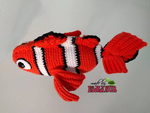 findet nemo finding amigurumi chrochet clownfish doll fish