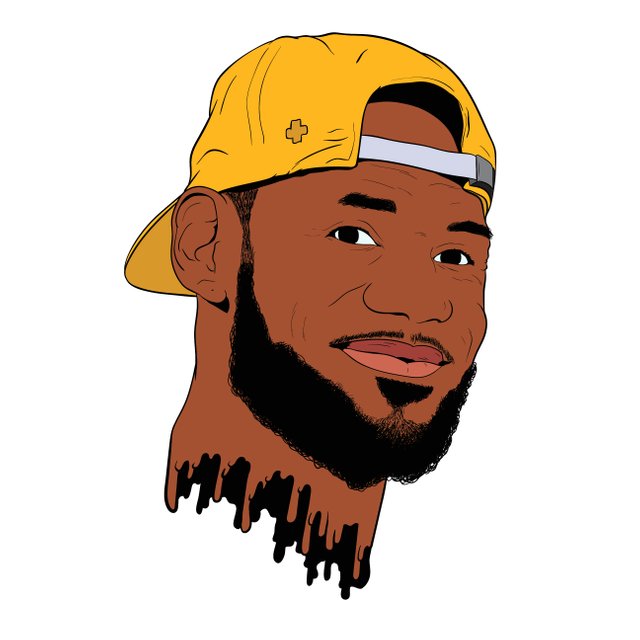 lebron easy drawing