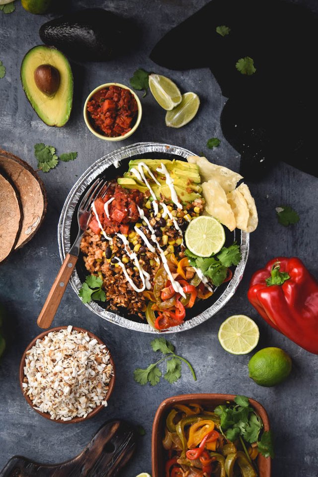 Layered Fiesta Taco Bowls with Vegan Bacon Bits..jpg