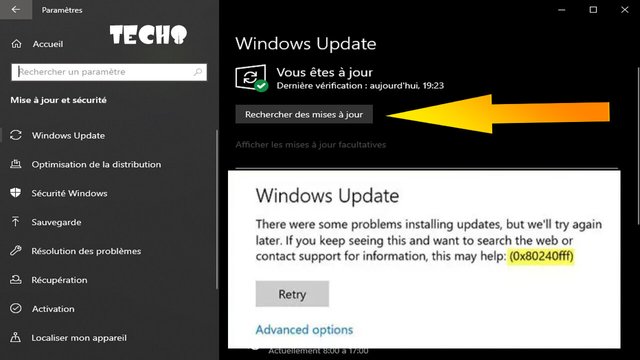 Résolution de l'erreur 0x80240fff lors de la mise à jour de Windows 10 (1).jpg