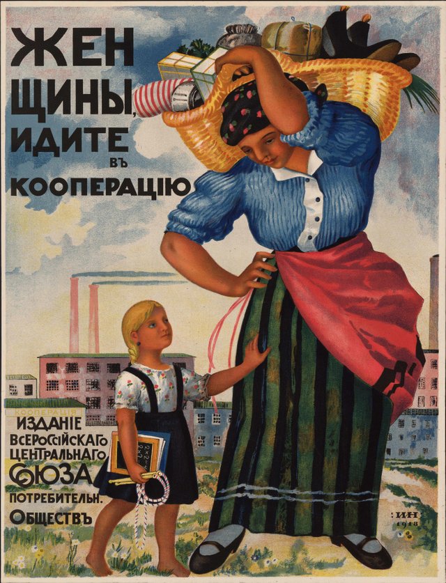 history why did socialism fail Wikim I._Nivinskiy_-_Women,_Go_into_Cooperatives_(1918).jpeg