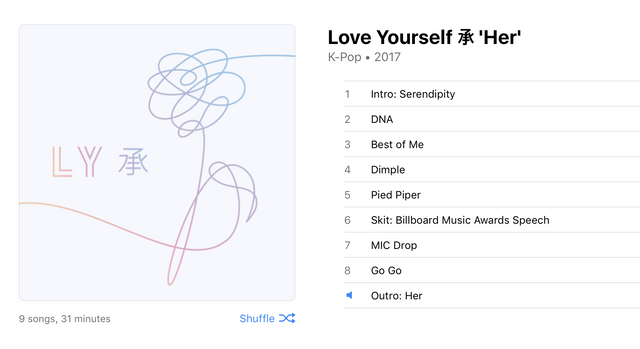 Kordelija Statyba įgalinti Bts Love Yourself Her Songs Comfortsuitestomball Com