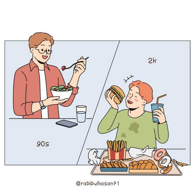 Funny Illustration Eating Habits Meme Instagram Post.png