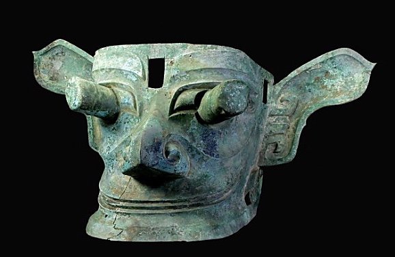 史〗约四千年前的“千里眼、顺风耳”青铜面具____中国五千年文明史实证链 