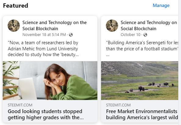 Science and Technology on the Social Blockchain: Featured Steem posts from November 20, 2022