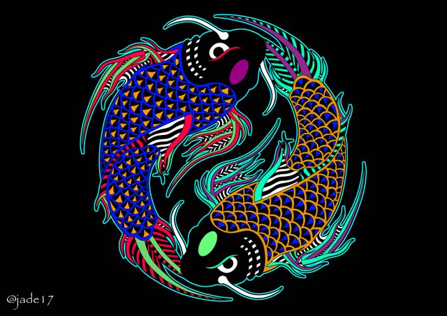 Colorful Cute Gradient Color Transparent Koi Fish Design - Temu