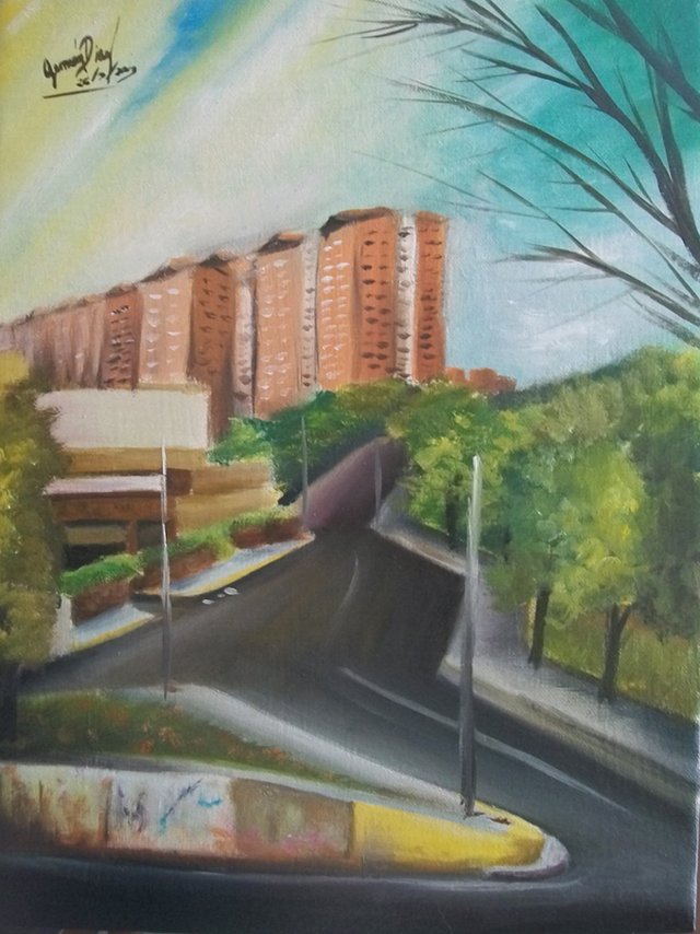 La calle que lleva al cielo, oleo 40x30cm.jpg