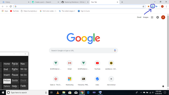 Creating An Eos Connected Scatter Account On Google Chrome Steemit