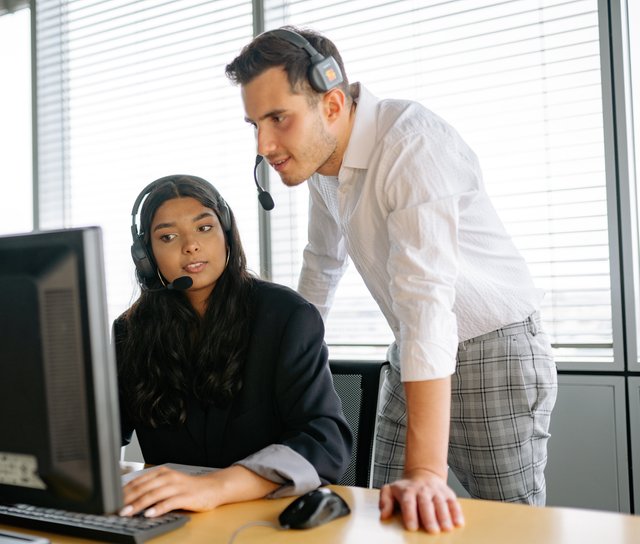 office worker with earphones.jpg