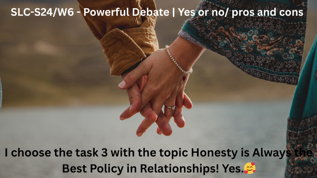 I choose the task 3 with the topic Honesty is Always the Best Policy in Relationships! Yes..png