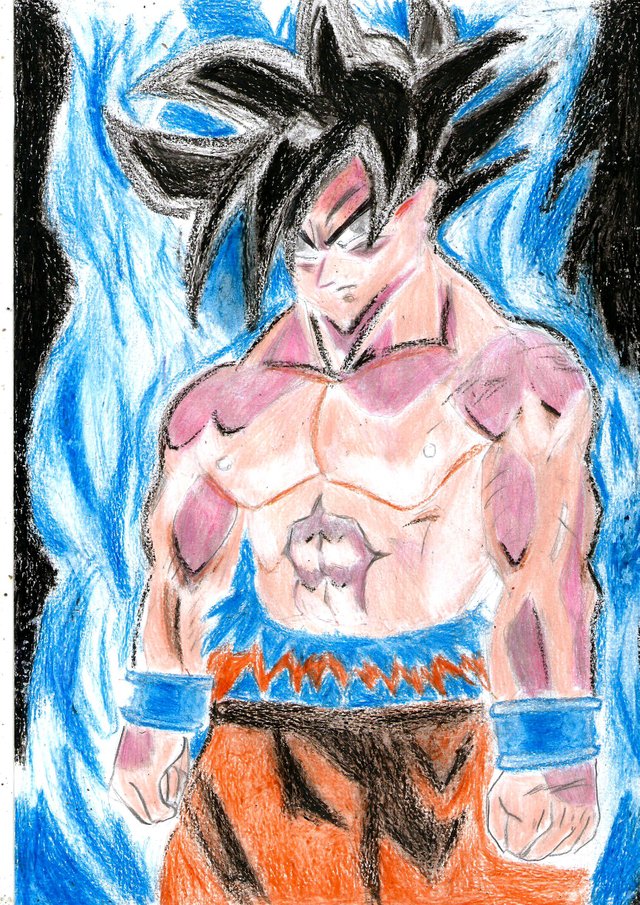 Goku - Dragon Ball Super - Proceso de Dibujo @katari — Steemit